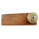 Mixed Circular Crackle Ceramic Wooden Door Stopper